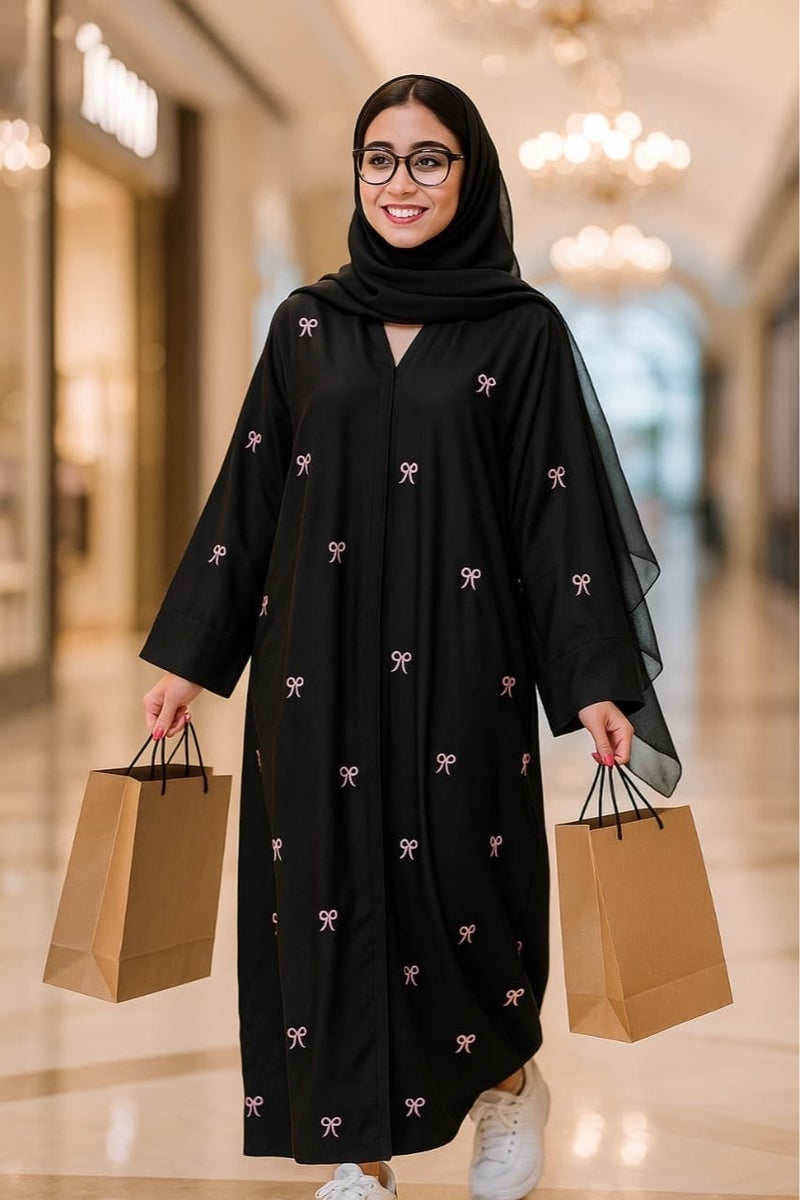 بهنس عبايات للمدرسة وعبايات سن محير | عباية سن محير وعباية السن المحير | عبايات ملونة للعمر المحير وعبيات للعمر المحير | عباية للعمر المحير وعبايات صغار | عبايات صغيرة للبنات تناسب كل ستايل | عباية للقصيرات وعباية للقصيرة | عباية للمدرسة وعبايات للمتوسط | عباية للثنوية وعباية للجامعة | عبايات كشخة فخمة انيقة ناعمة | عباية الهبة ترند بشت خليجية اسود | عبايات للبنات المراهقات وللمراهقات تناسب المدرسة المتوسط - Image 2